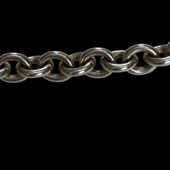 Tiffany & Co. | Return to Tiffany Oval Tag Necklace | Sterling Silver | 15” - Picture 8 of 11